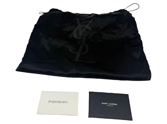 Saint Laurent Clutch Monogram Black Nero - vista 7