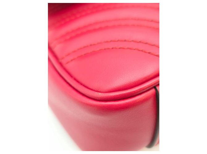 Gucci Mini Borsa a Spalla Trapuntata Rossa Rosso - vista 10