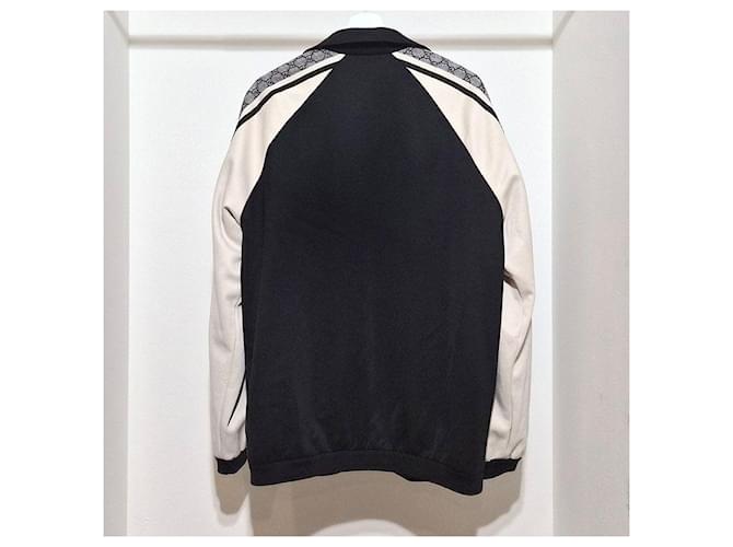 Gucci Oversized Technical Jersey Jacke Schwarz - Ansicht 3