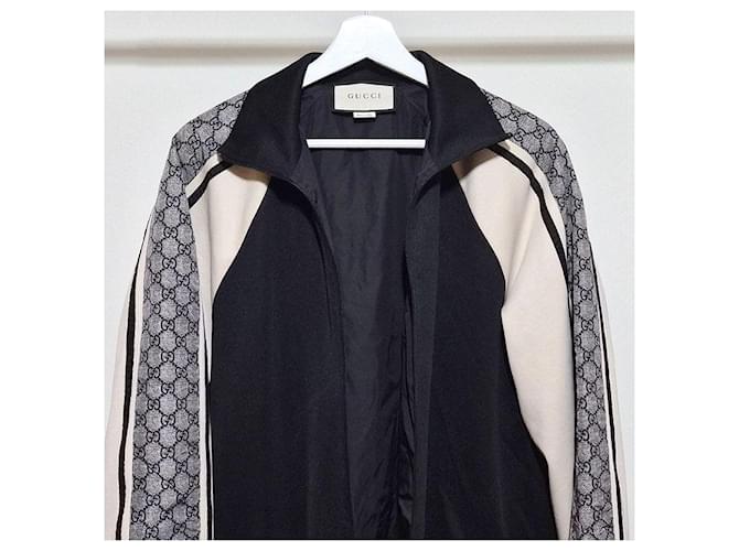 Gucci Oversized Technical Jersey Jacke Schwarz - Ansicht 4