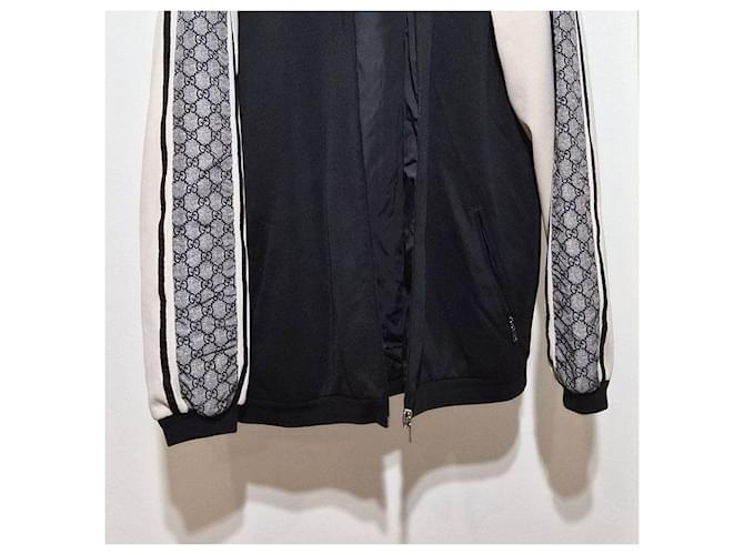 Gucci Oversized Technical Jersey Jacke Schwarz - Ansicht 5