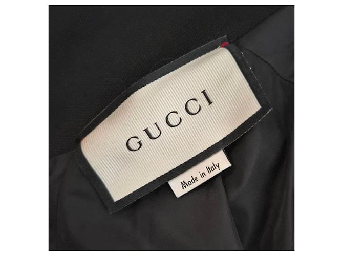 Gucci Oversized Technical Jersey Jacke Schwarz - Ansicht 6