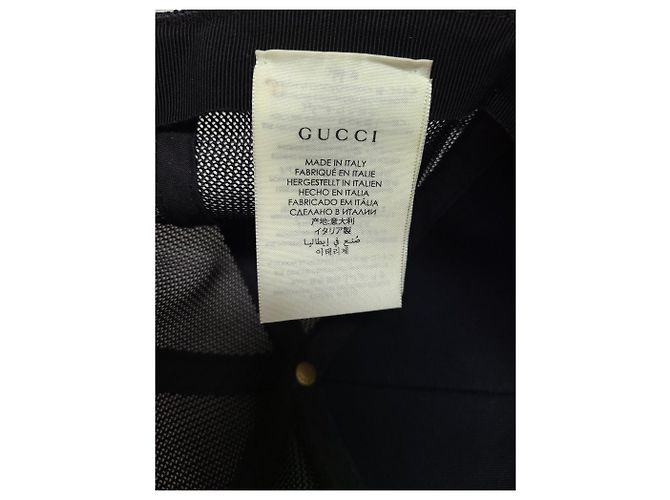 Gucci Canvas Snake Mesh Baseball Cap Braun - Ansicht 5