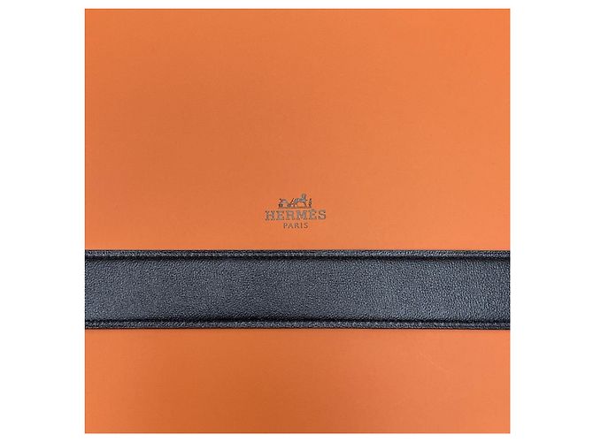 Hermès Cintura Reversibile Nero/Oro Rosa - vista 6