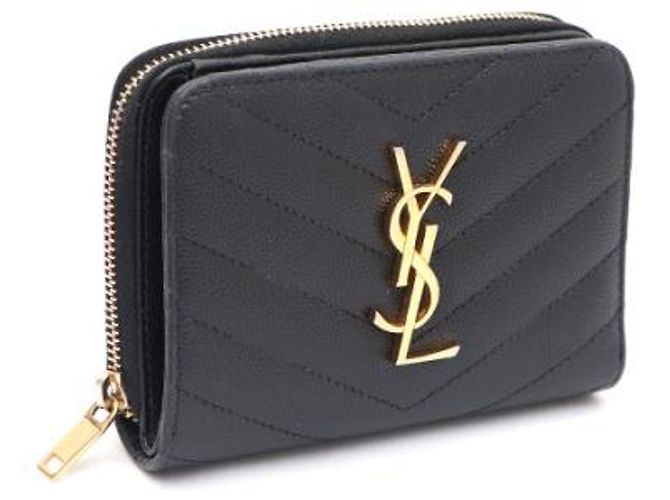 Saint Laurent Cartera compacta con cremallera
Perimetral Negro - vista 10