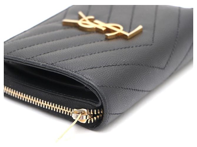 Saint Laurent Cartera compacta con cremallera
Perimetral Negro - vista 13