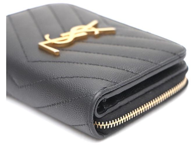 Saint Laurent Cartera compacta con cremallera
Perimetral Negro - vista 14