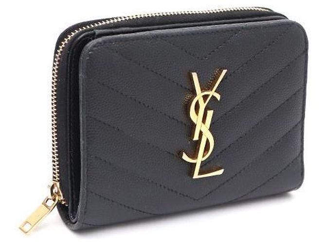 Saint Laurent Cartera compacta con cremallera
Perimetral Negro - vista 2