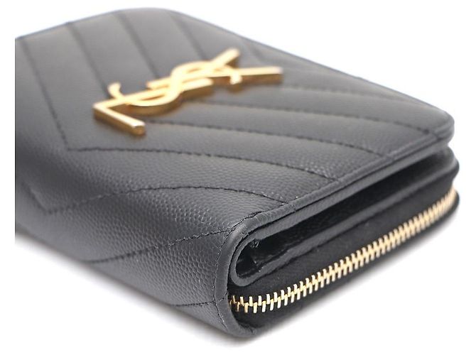 Saint Laurent Cartera compacta con cremallera
Perimetral Negro - vista 6