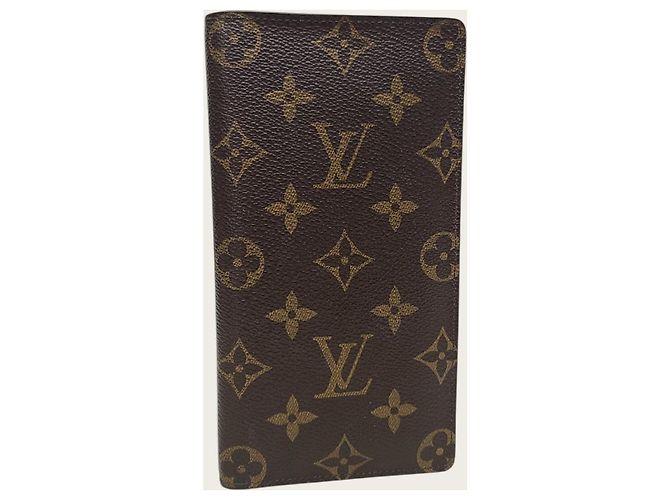 Organizer Louis Vuitton Organizzatore per Valigia Long Wallet in Monogram Canvas Marrone - vista 3