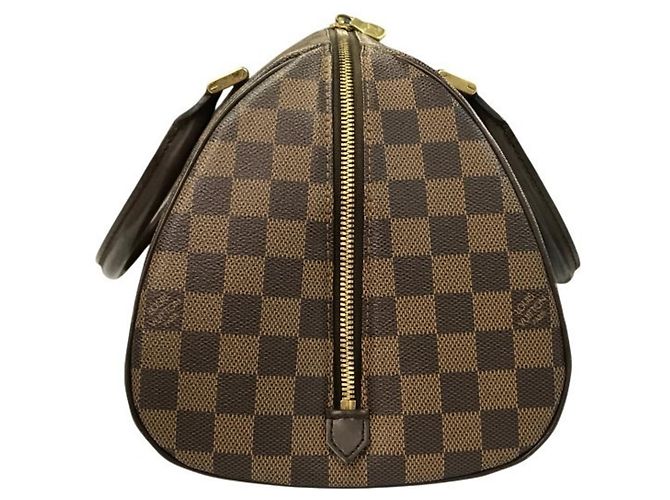 Borsa Louis Vuitton Damier Ebene Ribera MM Marrone - vista 4