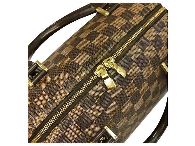 Borsa Louis Vuitton Damier Ebene Ribera MM Marrone - vista 5