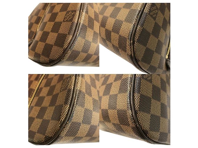 Borsa Louis Vuitton Damier Ebene Ribera MM Marrone - vista 7