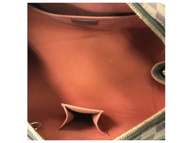 Borsa Louis Vuitton Damier Ebene Ribera MM Marrone - vista 9