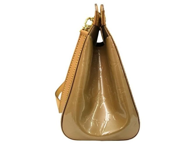 Borsa Louis Vuitton Vernis Roxbury Drive Beige - vista 3