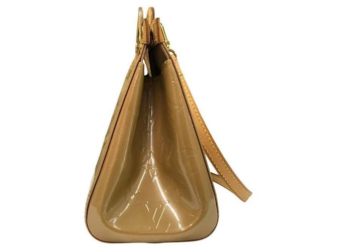 Borsa Louis Vuitton Vernis Roxbury Drive Beige - vista 4