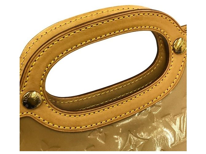 Borsa Louis Vuitton Vernis Roxbury Drive Beige - vista 7