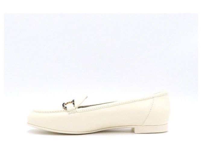 Chanel Mocassino da donna con logo CC e catena dorata - vista 4