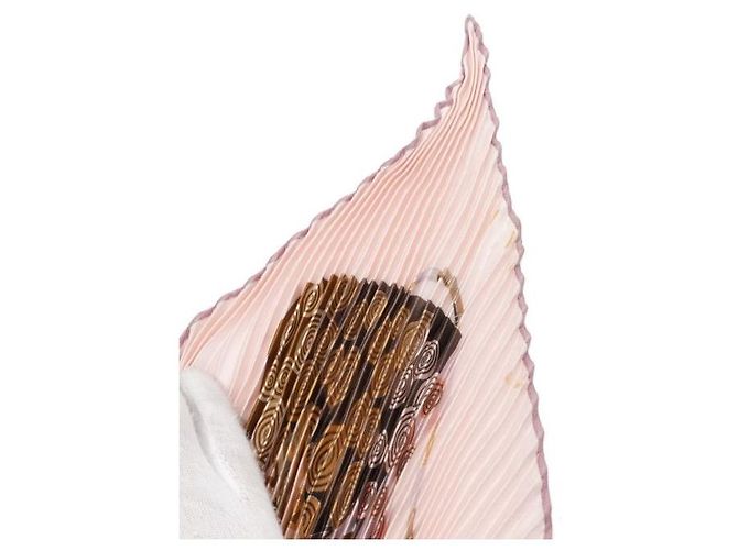 Hermès Mehrfarbiger Plissee-Seidenschal für Damen Mehrfarben - Ansicht 6