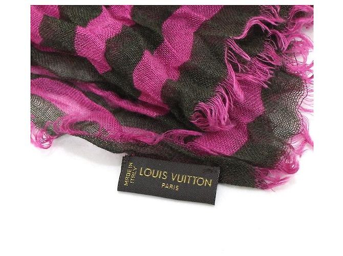 Louis Vuitton Étole, écharpe et foulard en mélange de cachemire et de soie Multicolore - vue 5