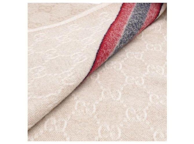 Gucci Écharpe en laine Web Stripe pour unisexe - vue 5