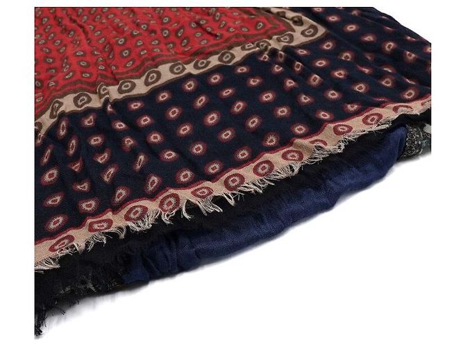 Dolce & Gabbana Mehrfarbiger Seidenmischung Schal für Damen Rot - Ansicht 2