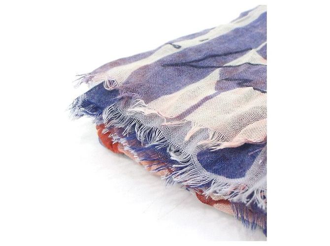 Louis Vuitton Stola, sciarpa e foulard in misto cashmere e seta Multicolore - vista 3