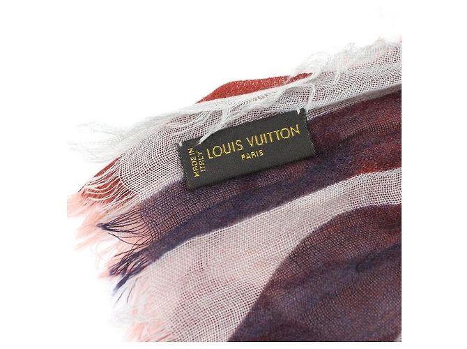 Louis Vuitton Stola, sciarpa e foulard in misto cashmere e seta Multicolore - vista 6