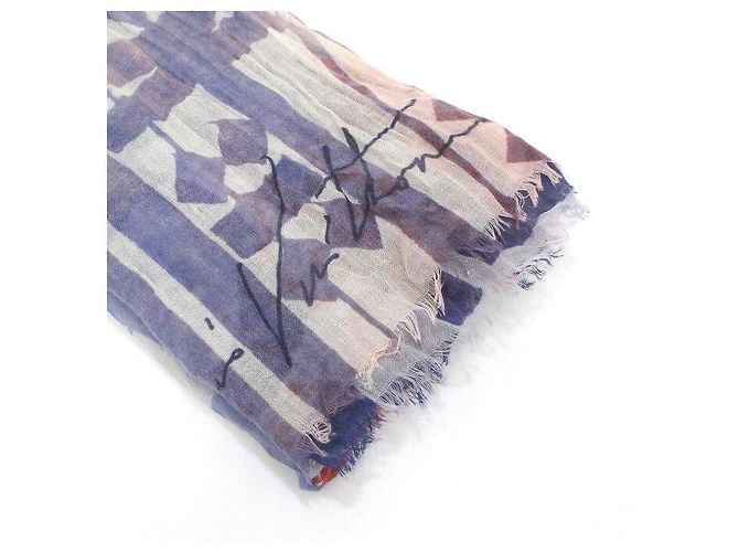 Louis Vuitton Stola, sciarpa e foulard in misto cashmere e seta Multicolore - vista 2