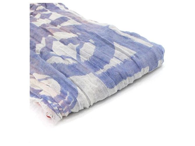 Louis Vuitton Stola, sciarpa e foulard in misto cashmere e seta Multicolore - vista 4