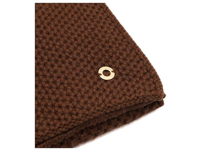 Loro Piana Sciarpa unisex in cashmere marrone - vista 3
