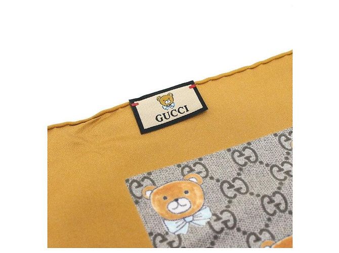Gucci Seidenschal Teddy Bear - Ansicht 5