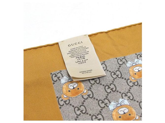 Gucci Seidenschal Teddy Bear - Ansicht 6
