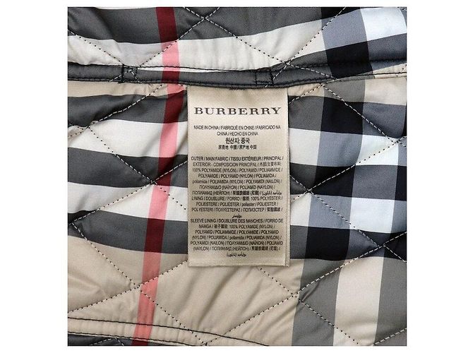 Burberry Jaqueta acolchoada com padrão de diamante e cinto para mulher - vista 6