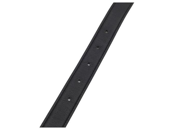Hermès Cinturón reversible de piel Mini Constance Black Negro - vista 5