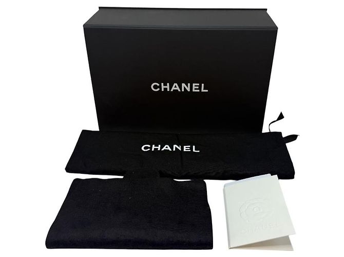 Chanel Neue Mini Top Handle Flap Bag aus Lammleder Schwarz - Ansicht 8