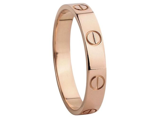 Cartier Anello Mini Love in oro rosa Taglia - vista 2