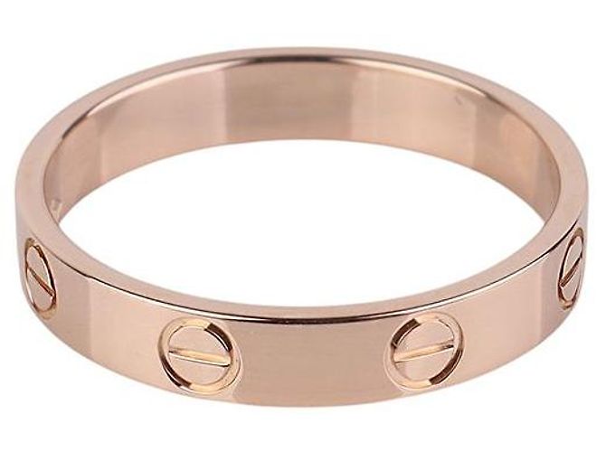 Cartier Anello Mini Love in oro rosa Taglia - vista 3