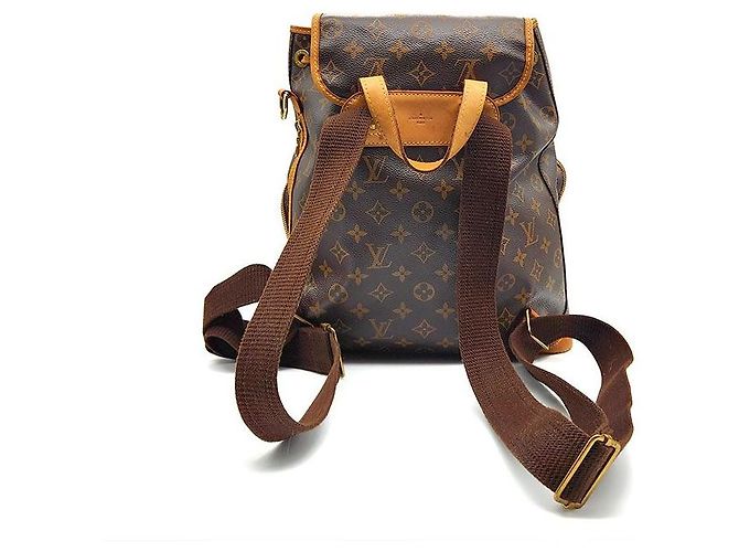 Louis Vuitton Mochila Monogram Bosphore Castaño - vista 3
