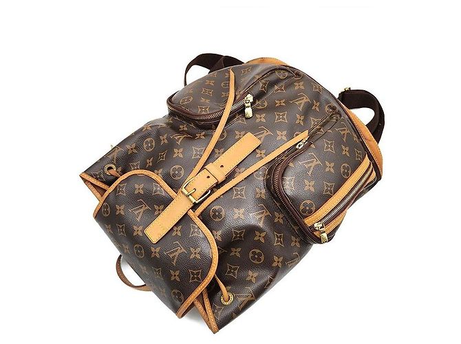 Louis Vuitton Mochila Monogram Bosphore Castaño - vista 4