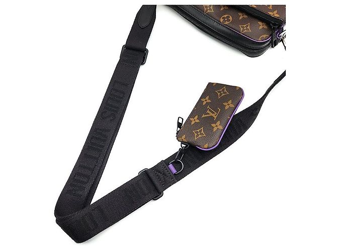 Louis Vuitton Borsa Messenger Monogram Trio Marrone - vista 5