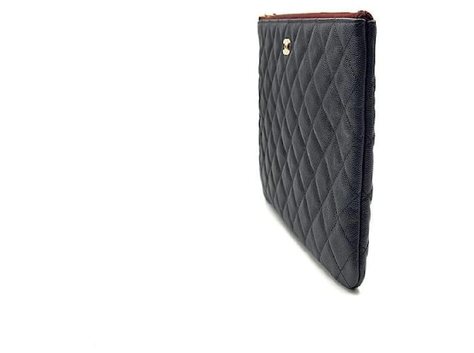 Chanel Clutch Caviar New Medium Nero - vista 2
