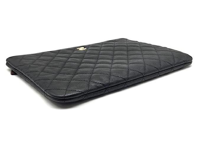 Chanel Clutch Caviar New Medium Nero - vista 5