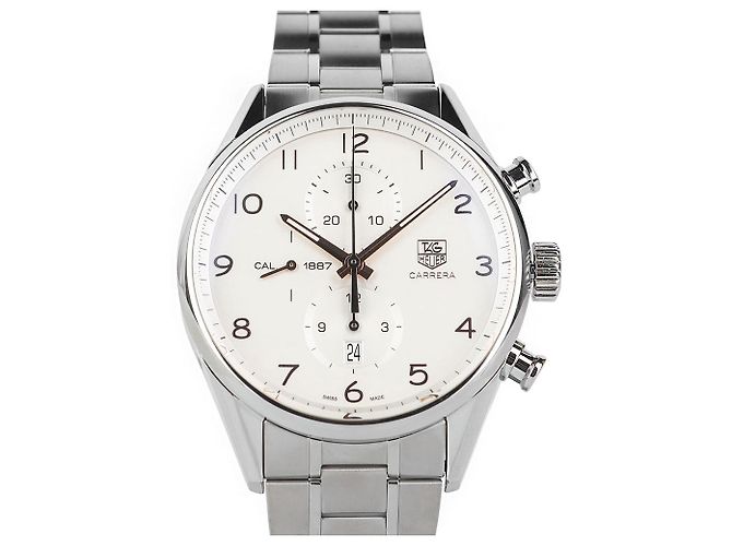 Tag Heuer Carrera Chronograph Herrenuhr Weiß - Ansicht 2