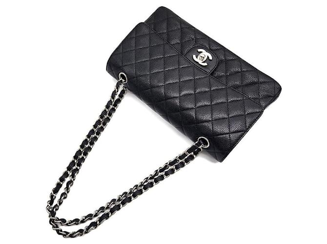 Chanel Caviar Classic Medium Nero - vista 4