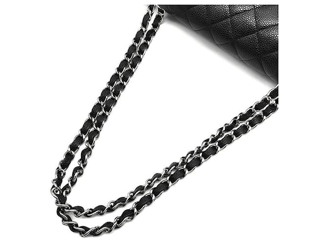 Chanel Caviar Classic Medium Nero - vista 5