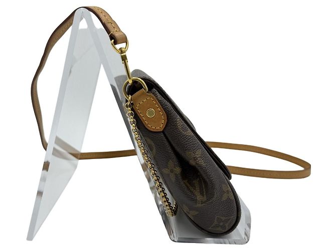 Louis Vuitton Bolsa tiracolo Favorite MM em canvas Monogram Marrom - vista 5