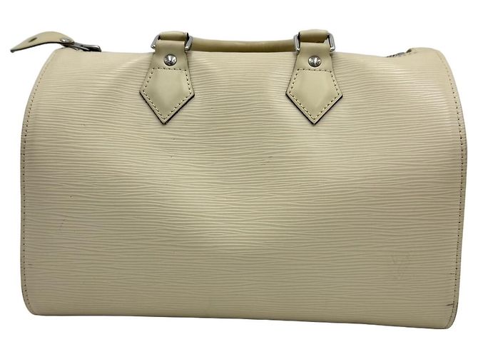 Louis Vuitton Borsa Tote Speedy Epi White Bianco - vista 2