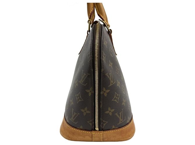 Louis Vuitton Borsa Tote Alma PM Monogram Marrone - vista 2