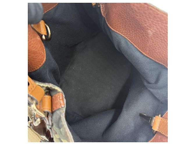 Burberry Borsa Hobo Military Point Marrone - vista 9